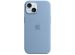 Apple Coque en silicone MagSafe iPhone 15 - Winter Blue