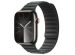 Apple Bracelet à maillons magnétique FineWoven Apple Watch Series 1-9 / SE / Ultra (2) - 42/44/45/49 mm - Taille M/L - Evergreen