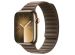 Apple Bracelet à maillons magnétique FineWoven Apple Watch Series 1-9 / SE / Ultra (2) - 42/44/45/49 mm - Taille M/L - Taupe