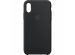 Apple Coque en silicone iPhone Xs / X - Noir