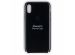 Apple Coque en silicone iPhone Xs / X - Noir