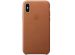 Apple Coque Leather iPhone Xs