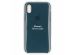 Apple Coque en silicone iPhone X - Cosmos Blue