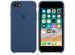 Apple Coque en silicone iPhone SE (2022 / 2020) / 8 / 7 - Blue Cobalt