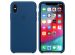 Apple Coque en silicone iPhone Xs / X - Blue Horizon