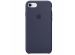 Apple Coque en silicone iPhone SE (2022 / 2020) / 8 / 7 - Midnight Blue