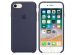 Apple Coque en silicone iPhone SE (2022 / 2020) / 8 / 7 - Midnight Blue