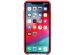 Apple Coque en silicone iPhone X - Rouge