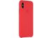 Apple Coque en silicone iPhone X - Rouge