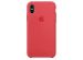 Apple Coque en silicone iPhone X - Red Raspberry