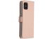 Selencia Étui de téléphone en cuir véritable iPhone 11 - Rose