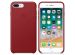 Apple Coque Leather iPhone 8 Plus / 7 Plus - Red