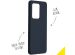 Accezz Coque Liquid Silicone Samsung Galaxy S20 Ultra - Bleu