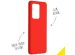 Accezz Coque Liquid Silicone Samsung Galaxy S20 Ultra - Rouge