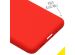 Accezz Coque Liquid Silicone Samsung Galaxy S20 Ultra - Rouge