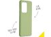 Accezz Coque Liquid Silicone Samsung Galaxy S20 Ultra - Vert