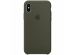 Apple Coque en silicone iPhone X - Dark Olive