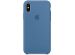 Apple Coque en silicone iPhone X - Denim Blue