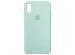 Apple Coque en silicone iPhone X - Marine Green