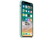 Apple Coque en silicone iPhone X - Marine Green