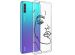 imoshion Coque Design Huawei P30 Lite - Visage abstrait - Noir