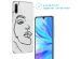 imoshion Coque Design Huawei P30 Lite - Visage abstrait - Noir