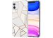 imoshion Coque Design iPhone 11 - White Graphic