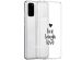 imoshion Coque Design Samsung Galaxy S20 - Live Laugh Love - Noir