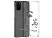 imoshion Coque Design Galaxy S20 Plus - Visage abstrait - Noir