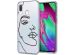 imoshion Coque Design Samsung Galaxy A20e - Visage abstrait - Noir