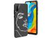 imoshion Coque Design Huawei P30 Lite - Visage abstrait - Blanc