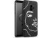 imoshion Coque Design Samsung Galaxy S9 - Visage abstrait - Blanc