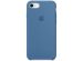 Apple Coque en silicone iPhone SE (2022 / 2020) / 8 / 7 - Denim Blue