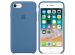 Apple Coque en silicone iPhone SE (2022 / 2020) / 8 / 7 - Denim Blue