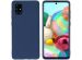 imoshion Coque Couleur Samsung Galaxy A71 - Bleu foncé