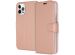 Accezz Étui de téléphone Wallet iPhone 12 Pro Max - Rose Champagne