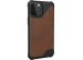 UAG Coque Metropolis LT iPhone 12 Pro Max - Leather Brown