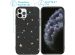 imoshion Coque Design iPhone 12 (Pro) - Etoiles / Noir