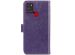 Etui de téléphone Fleurs de Trèfle Galaxy A21s - Violet