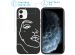 imoshion Coque Design iPhone 12 Mini - Visage abstrait - Blanc