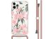 imoshion Coque Design avec cordon iPhone 12 (Pro) -  Fleur - Cherry Blossom