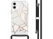 imoshion Coque Design avec cordon iPhone 12 Mini - White Graphic