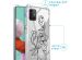 imoshion Coque Design avec cordon Samsung Galaxy A51 - Woman Flower