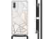 imoshion Coque Design avec cordon Samsung Galaxy A70 - White Graphic