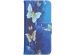 Coque silicone design Samsung Galaxy A21s - Blue Butterfly