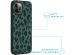 imoshion Coque Design iPhone 12 Pro Max - Léopard - Vert / Noir