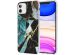 iMoshion Coque Design iPhone 11 - Marbre - Bleu