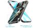 iMoshion Coque Design iPhone 12 (Pro) - Marbre - Bleu