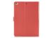 Coque Fleurs de Trèfle iPad 6 (2018) 9.7 pouces / iPad 5 (2017) 9.7 pouces - Rouge