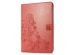 Coque Fleurs de Trèfle iPad 6 (2018) 9.7 pouces / iPad 5 (2017) 9.7 pouces - Rouge